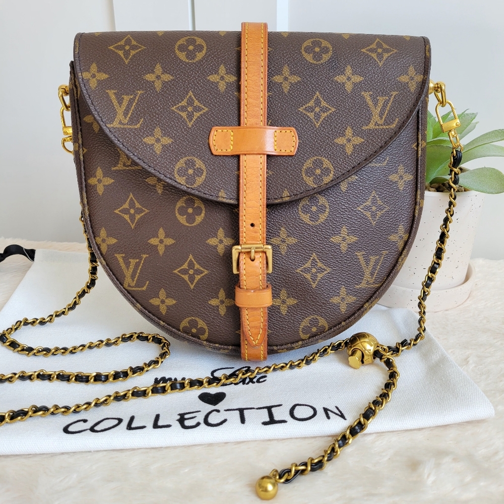 💕Louis Vuitton Chain Crossbody Shoulder Bag Monogram - Chantilly MM